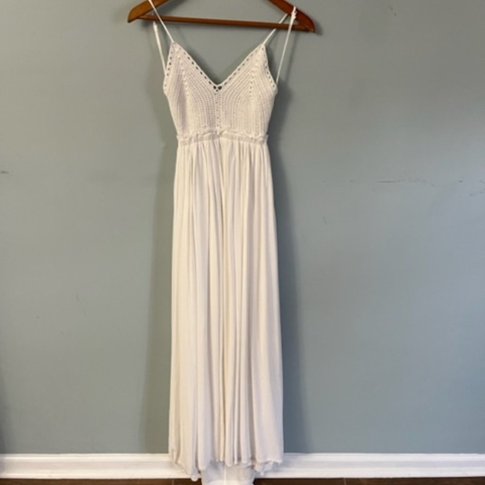 MISS AVENUE - white maxi dress (SM)
